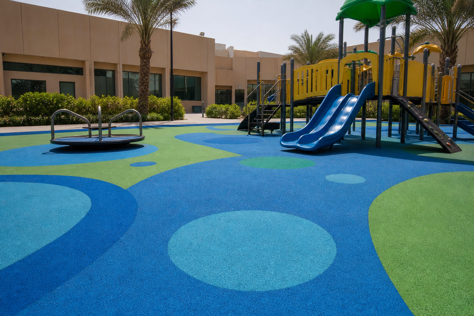 تركيب أرضيات مطاط EPDM